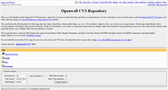 Desktop Screenshot of cvsweb.openwall.com