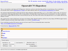 Tablet Screenshot of cvsweb.openwall.com